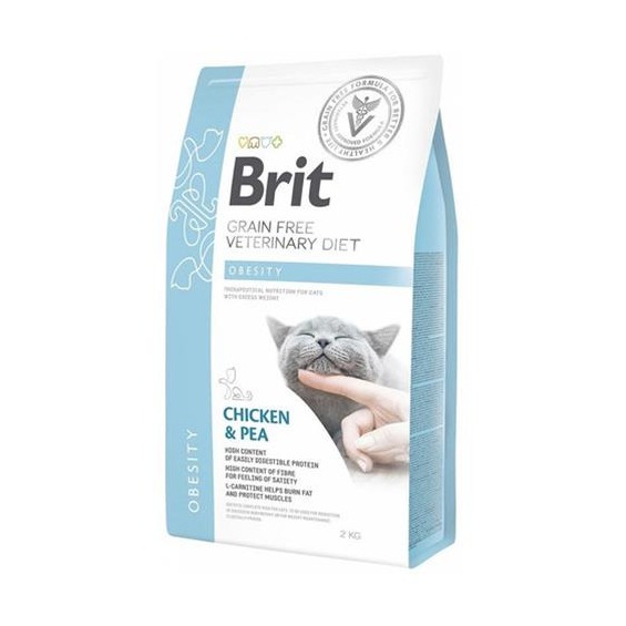 Brit Veterinary Diets GF cat Obesity 2 kg